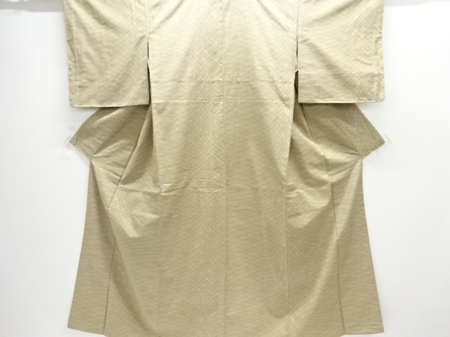 JAPANESE KIMONO / TSUMUGI / WOVEN MESH PATTERN